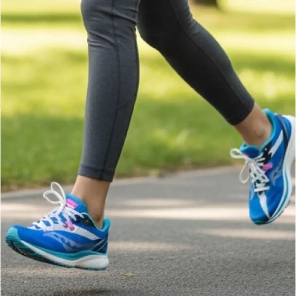 Saucony Endorphin Pro Blue & White Athletic Shoes